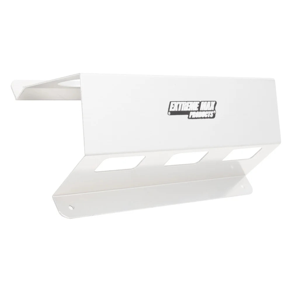 Extreme Max 5001.6254 Wall-Mount Aluminum Aerosol Storage Shelf Enclosed Trailer Shop Garage Storage - 3-Can Capacity, Silver