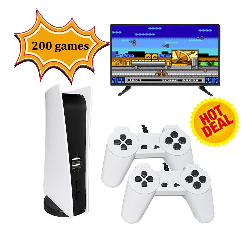 GS5 Gaming Console For Wired Handheld Game Player 200 Classic Game Kids Adults