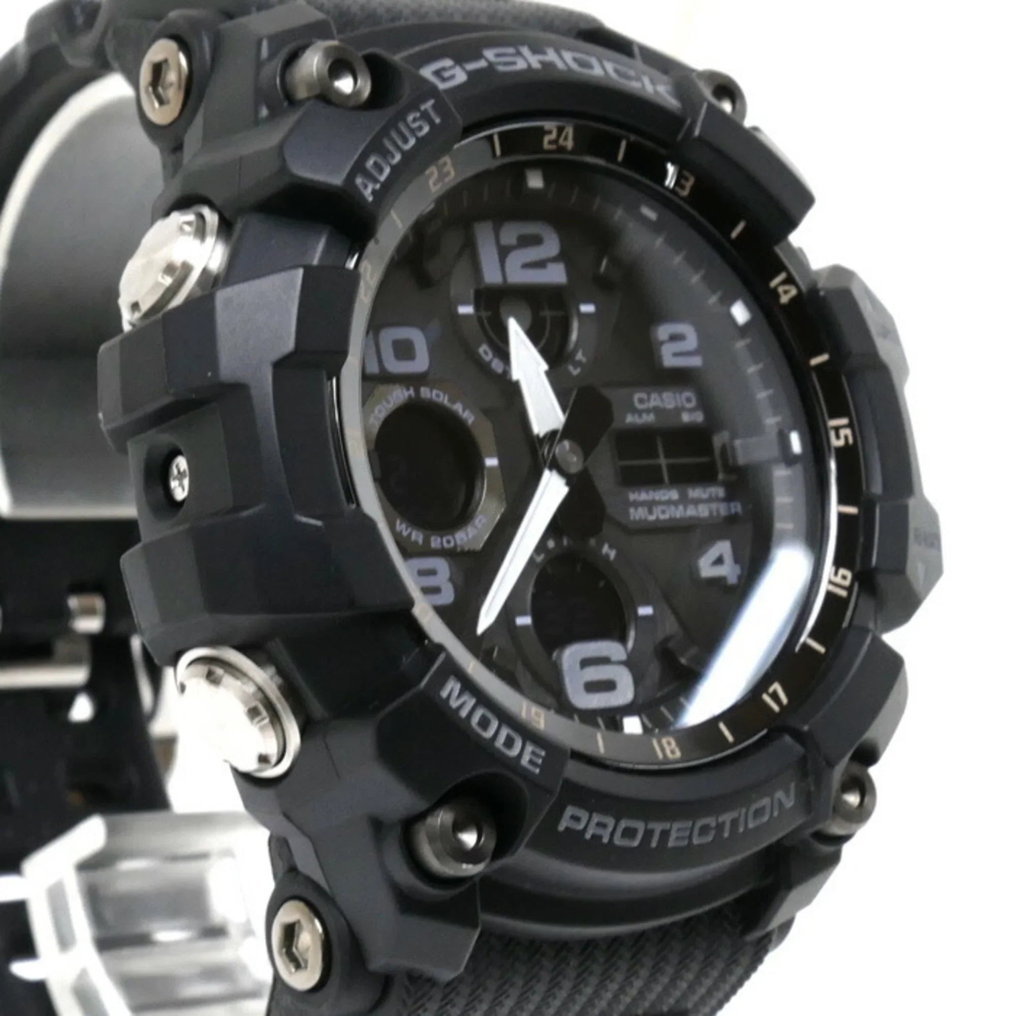 Pre-Owned CASIO Casio G-SHOCK Mud Master Radio Watch Solar GWG-100-1AER Overseas Model Men's (Good)