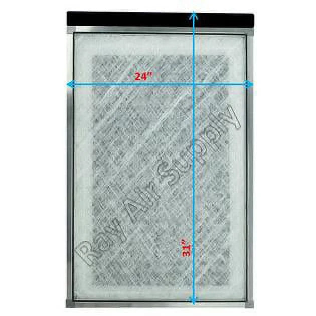 RAYAIR SUPPLY 24x31 Replacement Filter Pads with MicroPower Guard Air Cleaner (3 Pack) WHITE
