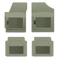PantsSaver Custom Fits Car Floor Mats Dodge Grand Caravan 2019, 4 pc, All Protection vehicles, Heavy Duty Plastic,Gray