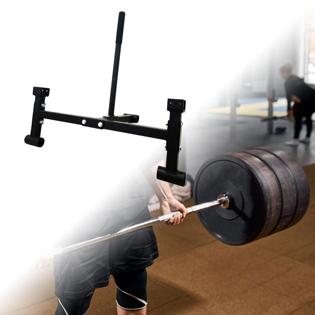 Tnarru Deadlift Barbell Stand Compact Gym Equipment Workout Sport Weight Plates