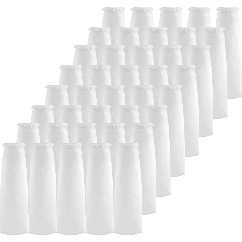 SpiroPure SP-BP-420-10 10 Micron #4 (20”) Glazed Polypropylene Felt Liquid Bag Filter BP-420-10 155388-03 (Case of 40)