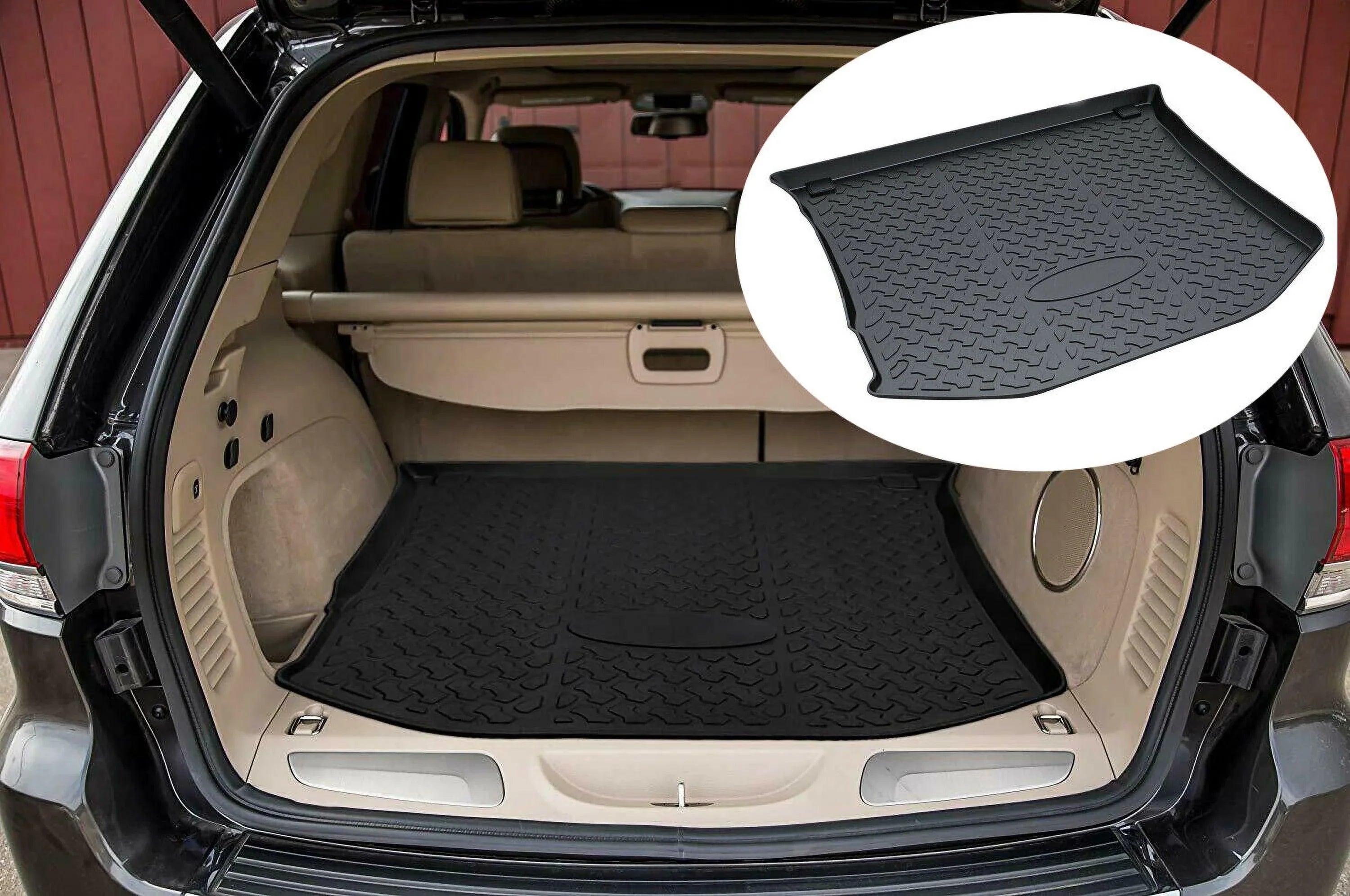 Easy to Clean 2011-2021 Jeep Grand Cherokee TPO Rear Cargo Trunk Mats Liner