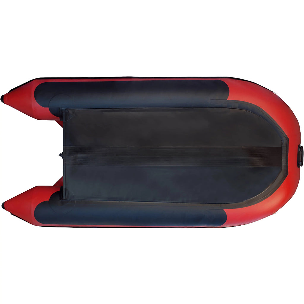 ALEKO Inflatable Craft with Air Deck Floor - 10.5 Ft - Red