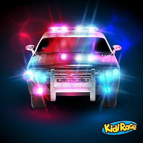 KidiRace RC Remote Control Police Car Kids Strong Fun and Easy to Control