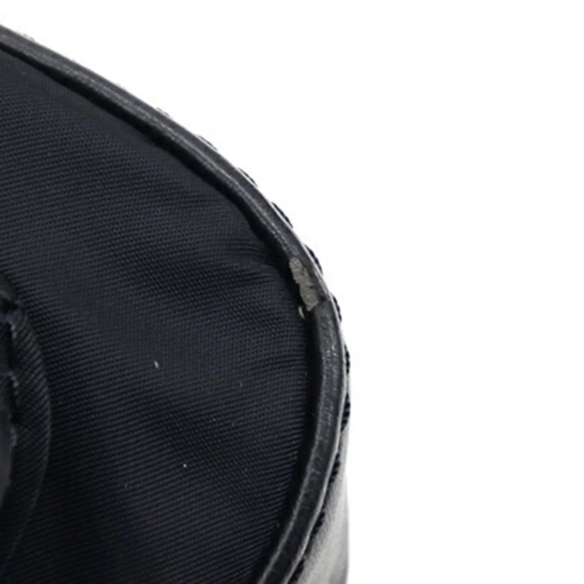 Pre-Owned Tory Burch shoulder bag Perry 58044 black green nylon leather ladies TORY BURCH (Good)