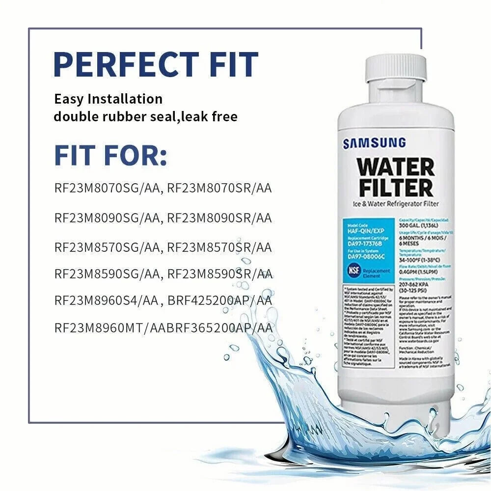 DA97-17376B Replacement with DA97-17376B Water Filter,Pack of 3