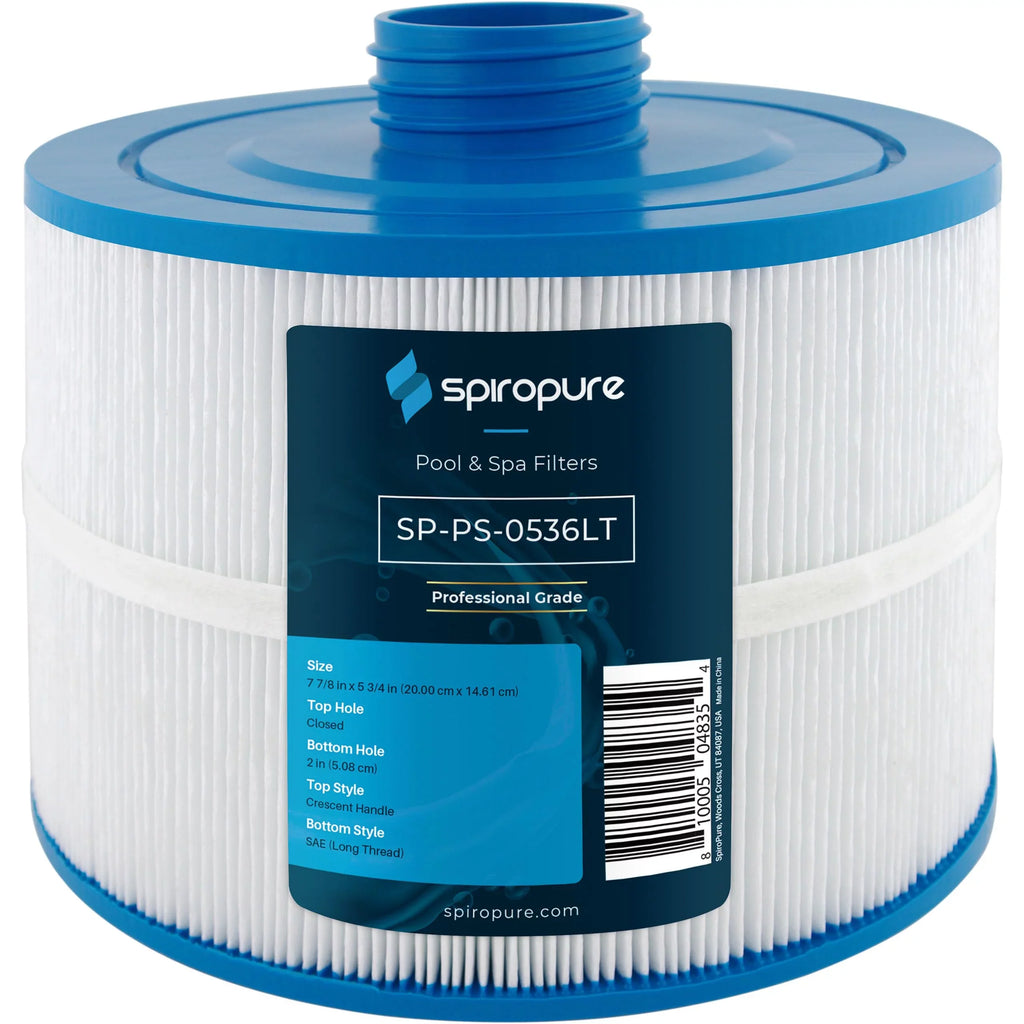 SpiroPure Replacement Bullfrog Spa Filter PBF36 Wellspring 10-2870 Pleatco PBF36-M Unicel 8CH-951 Bullfrog 35 Hot Tub Spa Pool Cartridge (SAE Long Thread Version)
