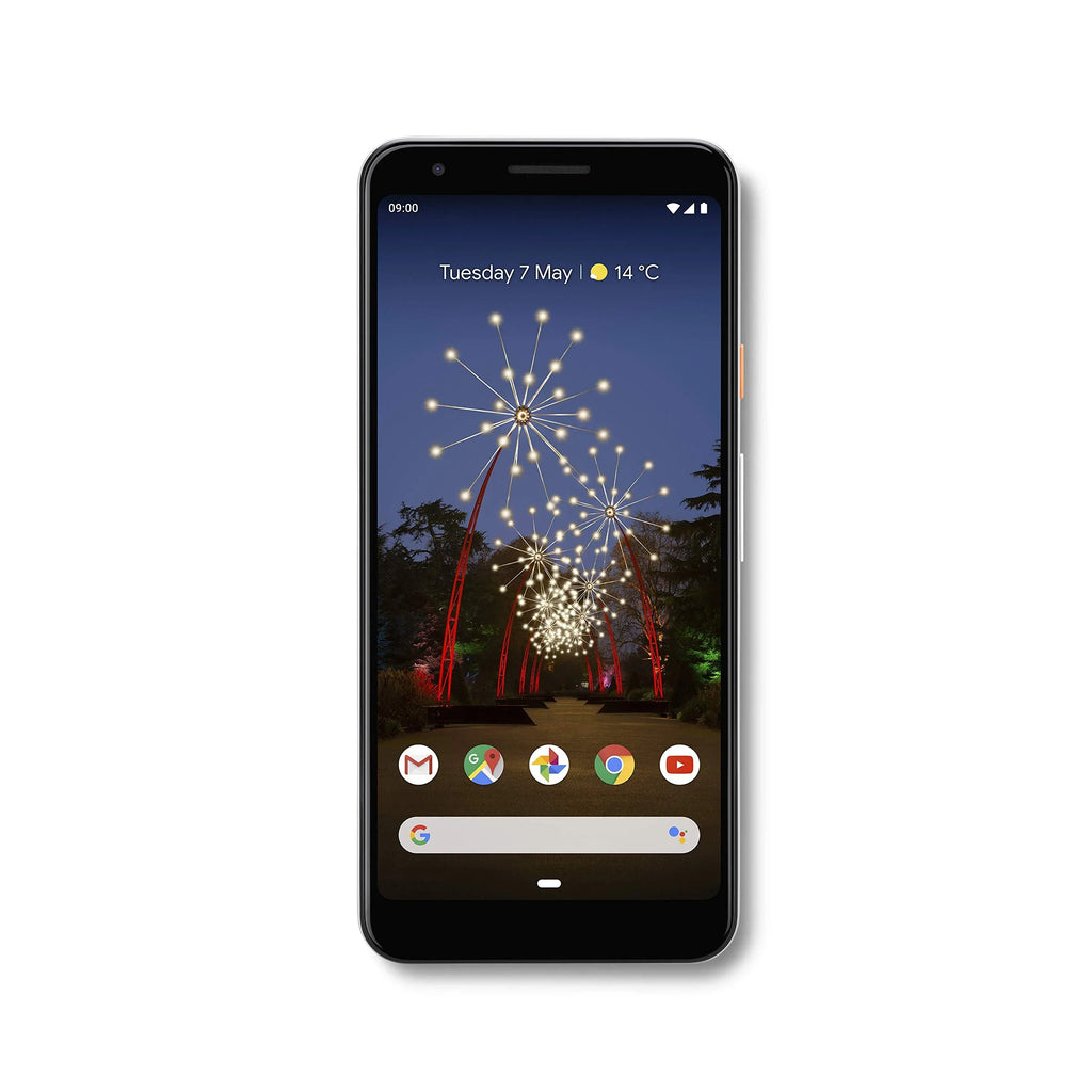 Pre-Owned Google Pixel 3A (2019) G020F 64GB (5.6" inch, GSM, 4G/LTE, CDMA) Factory Unlocked Smartphone - International Version (Clearly White) (Refurbished)
