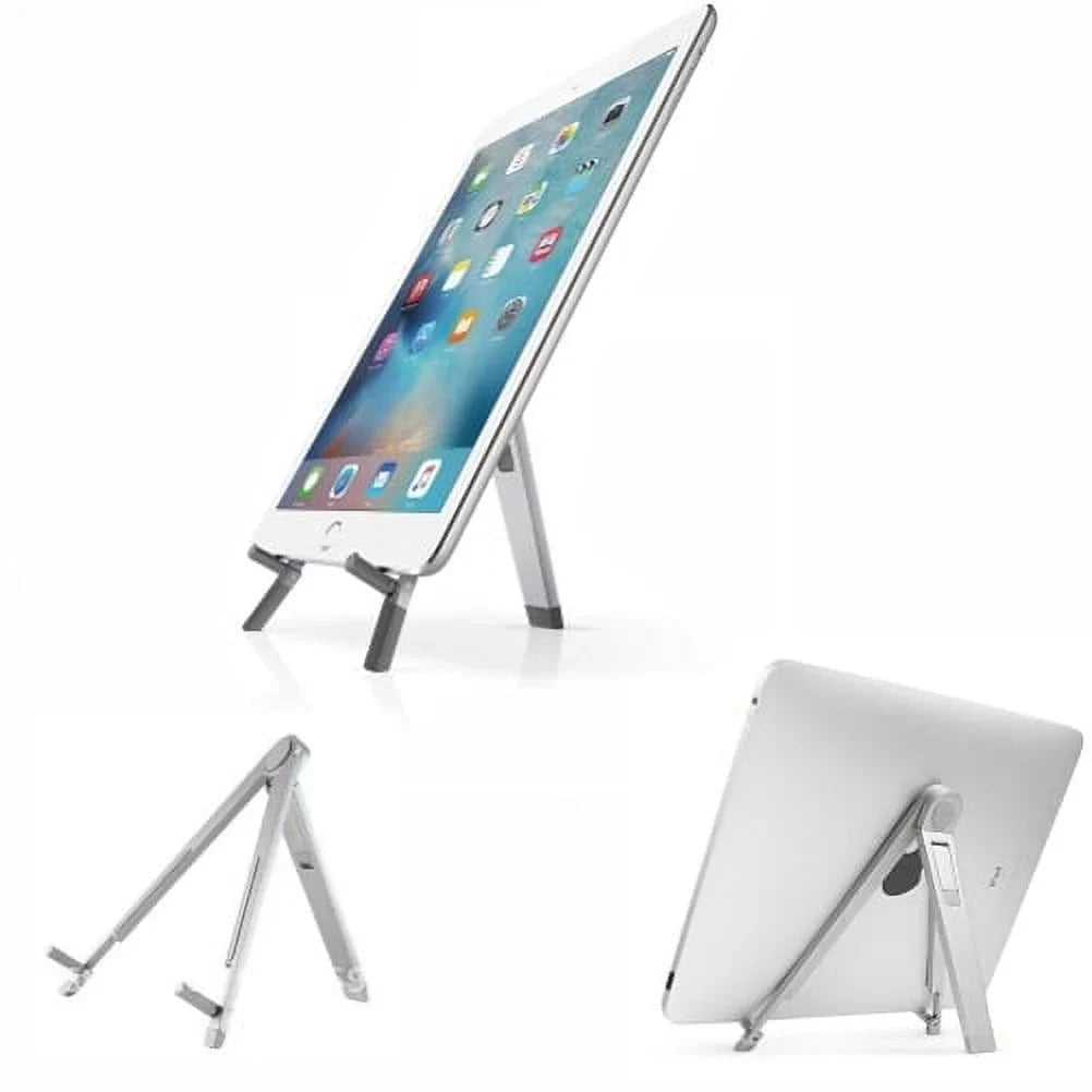 Desktop Holder Stand Fold-up Aluminum Travel Portable Dock Z6B Samsung Galaxy View Tab S2 NOOK 8.0 (SM-T710) E NOOK 9.6 (SM-T560) Active Pro S3 9.7 S 8.4 SM-T700 10.5 SM-T800 A 9.7