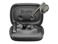 Plantronics Voyager Free 60 Teams Earset - Stereo - True Wireless - Bluetooth - 98.4 ft - Binaural - In-ear - Noise Canceling - Carbon Black 220757-01