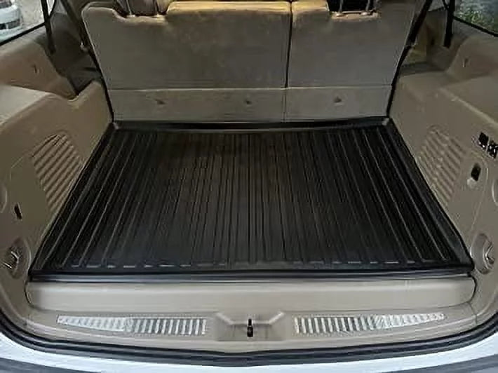 Premium Cargo Liner Gmc Yukon Chevrolet Suburban 2015-2020 - 100% Protection - Custom Fit Car Trunk Mat - All-Season Cargo Mat - 3D Shaped Laser Measured Trunk Liners Cadillac Escalade ESV