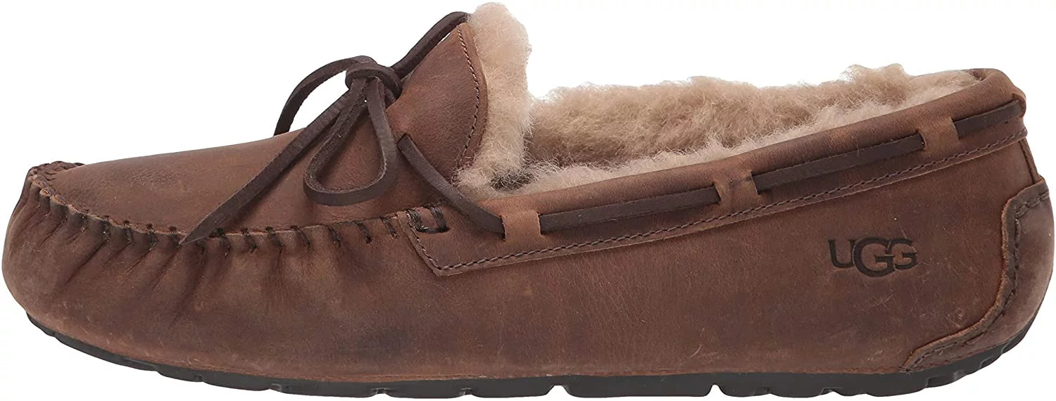 UGG Mens Olsen Slipper 9 Tan Leather