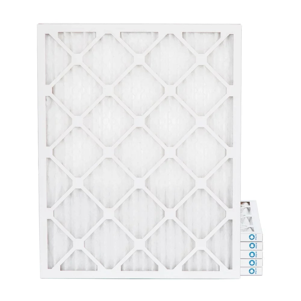 16-3/8 x 21-1/2 x 1 MERV 11, MPR 1000 Pleated AC Furnace 1" Air Filters by Pamlico. Quantity 6. Actual Size: 16-3/8 x 21-1/2 x 3/4