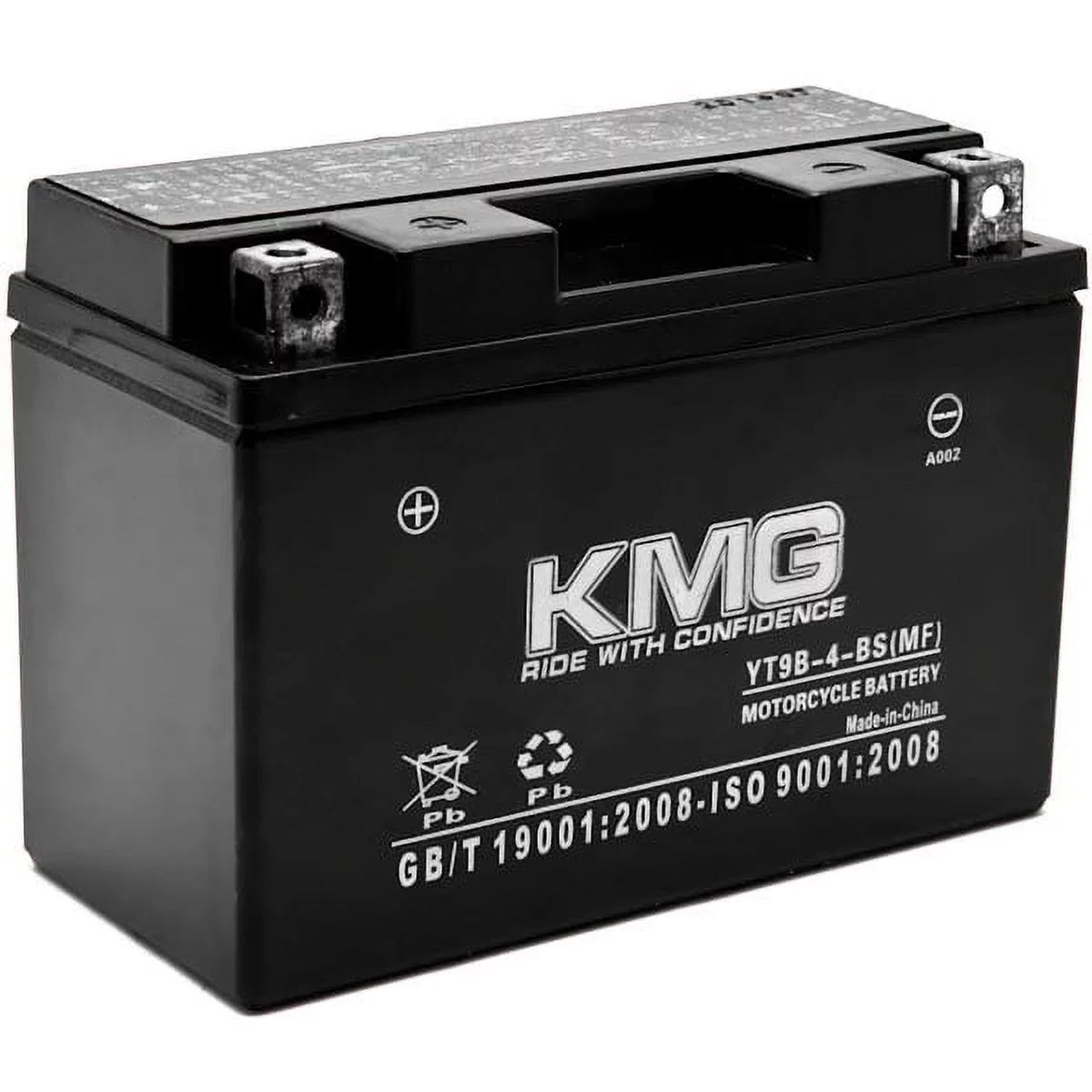 KMG YT9B-4-BS Battery with Yamaha 700 YFM70R Raptor 2006-2012 Sealed Maintenance Free 12V Battery High Permance SMF OEM Replacement Powersport Motorcycle ATV Snowmobile Watercraft