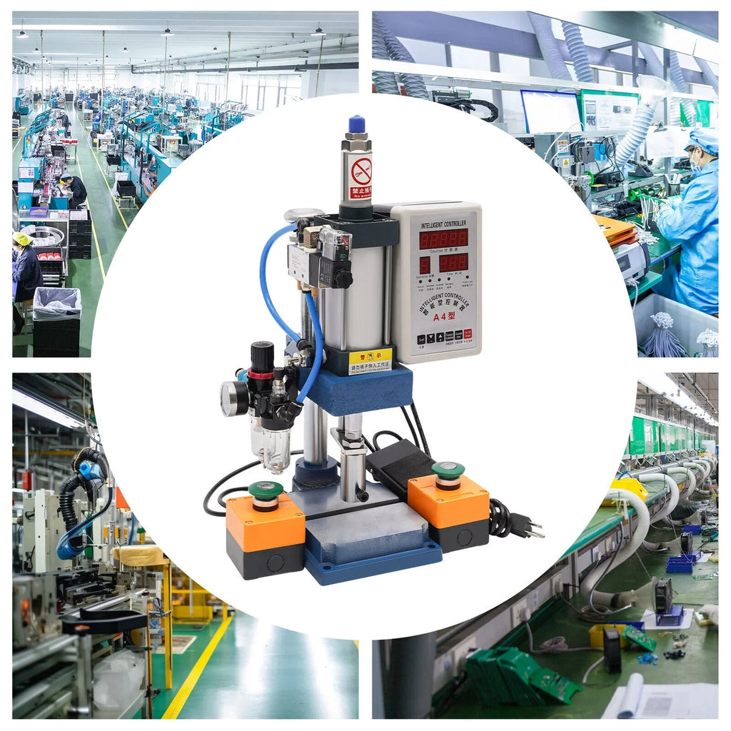 New 440lb Adjustable Pneumatic Punch Machine Press Equipment with Digital Controller, 4V210-8
