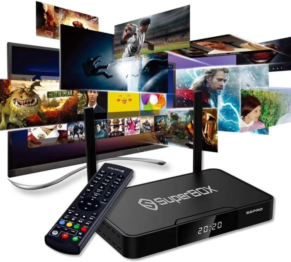 superbox s2 pro Powered by Android 9 Output USB3.0 2GB RAM 16GB ROM mini computer