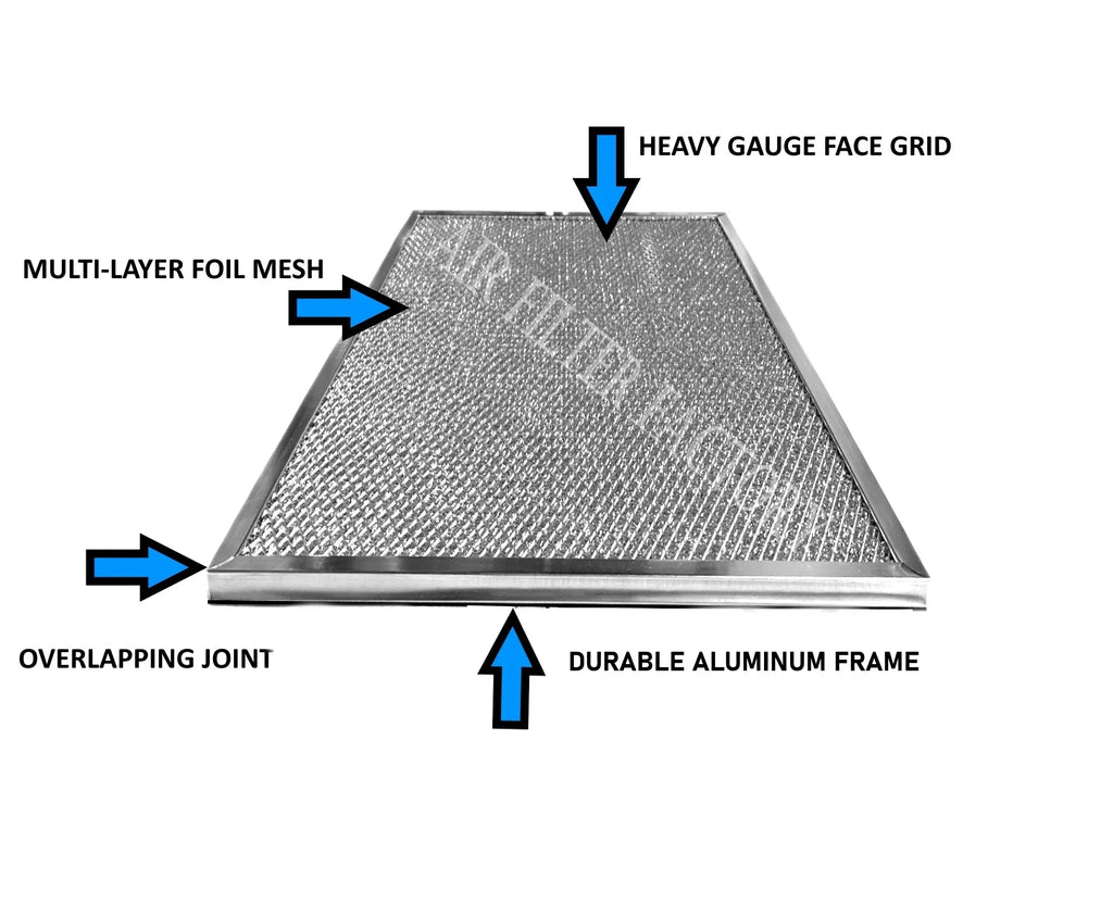 2-Pack 123324‐004, 123324004, TRN123324004 with Trion Aluminum Furnace HVAC Pre/Post Filters By Air Filter Factory