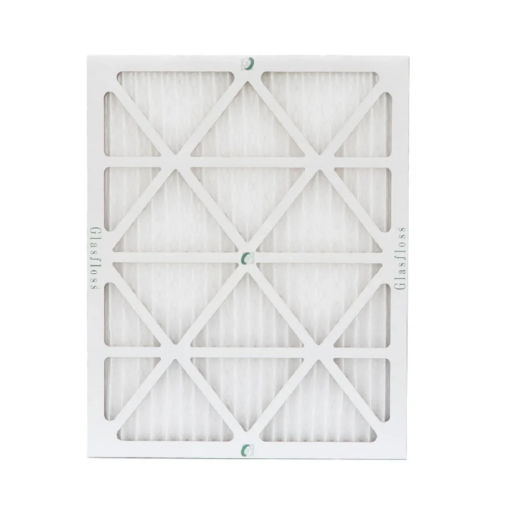16x20x1 MERV 10 Pleated AC Furnace Air Filters by Glasfloss Industries. ( 8 Pack ) Exact Size: 15-1/2 x 19-1/2 x 7/8