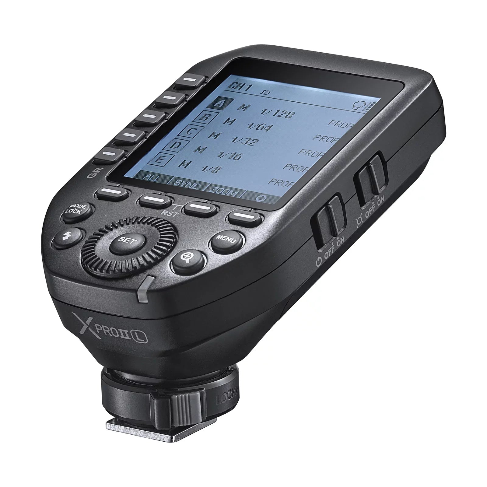 Godox XPROII-L 2.4G Wireless Flash Trigger TTL Autoflash 18000s HSS Large LCD Screen 32 Channels 16 Groups Replacement Leica Cameras