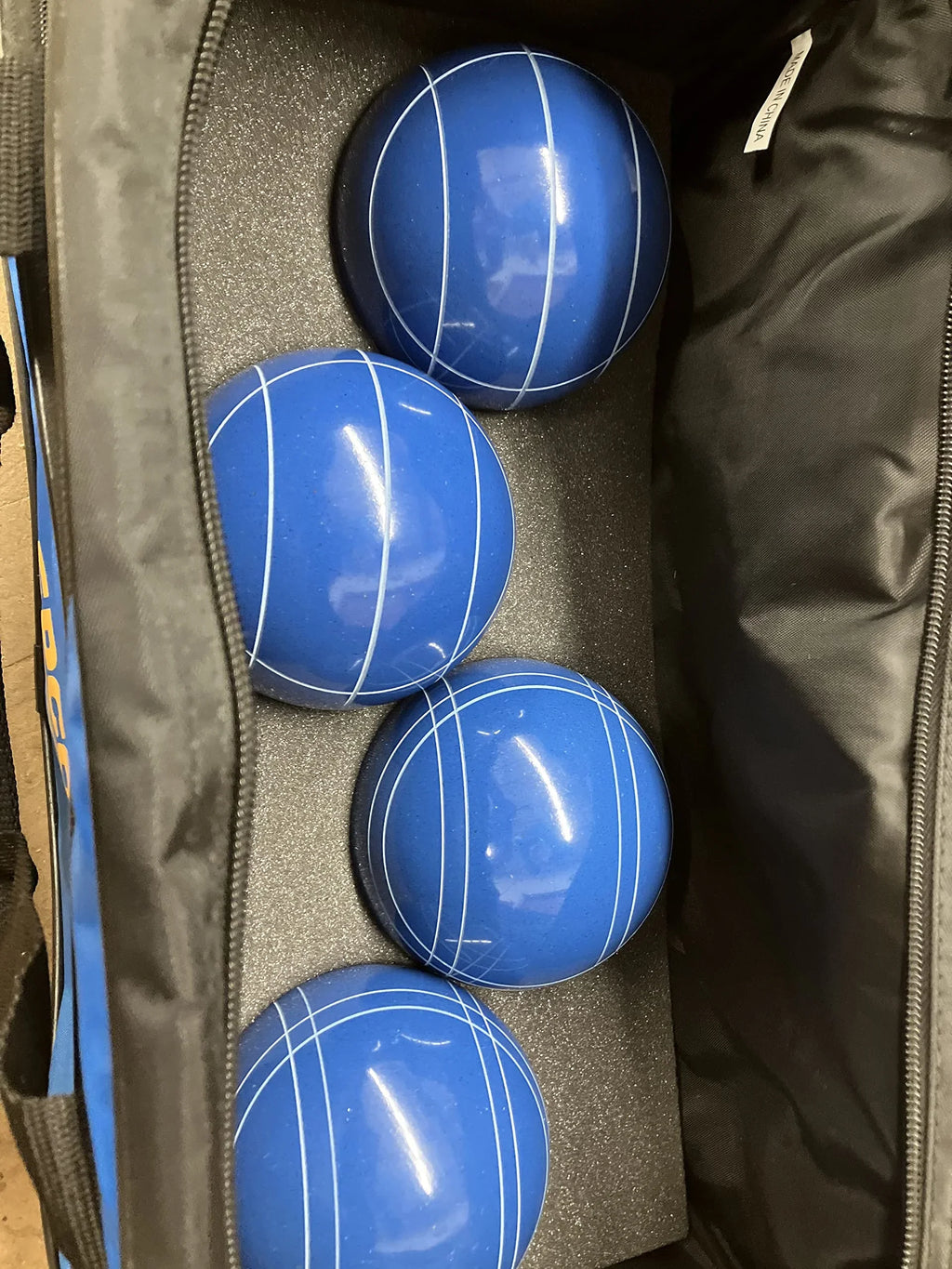 DZP Series Bocce or Bowling Bag-Purple and Black - up to 4 balls