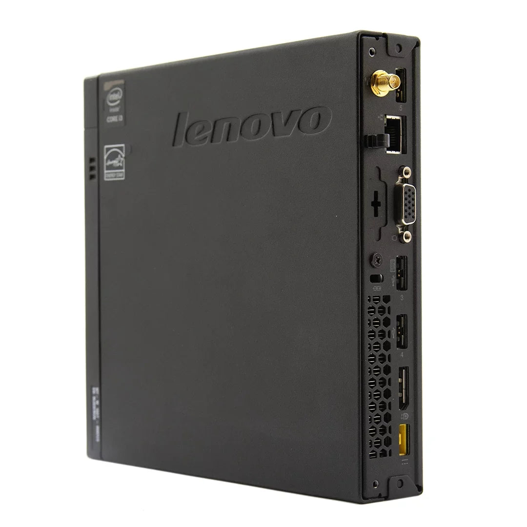 Restored Lenovo ThinkCentre M73 Tiny Form Factor Computer PC, 3.2 GHz Intel Core i3, 4GB DDR3 RAM, 120GB SSD Hard Drive, Windows 10 Home 64 bit (Refurbished)