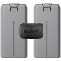 DJI CP.MA.00000326.01 Mini 2 Intelligent Flight Battery 2 Pack Bundle with Deco Gear Hard EVA Case with Zipper Tablets and GPS 6 Inch