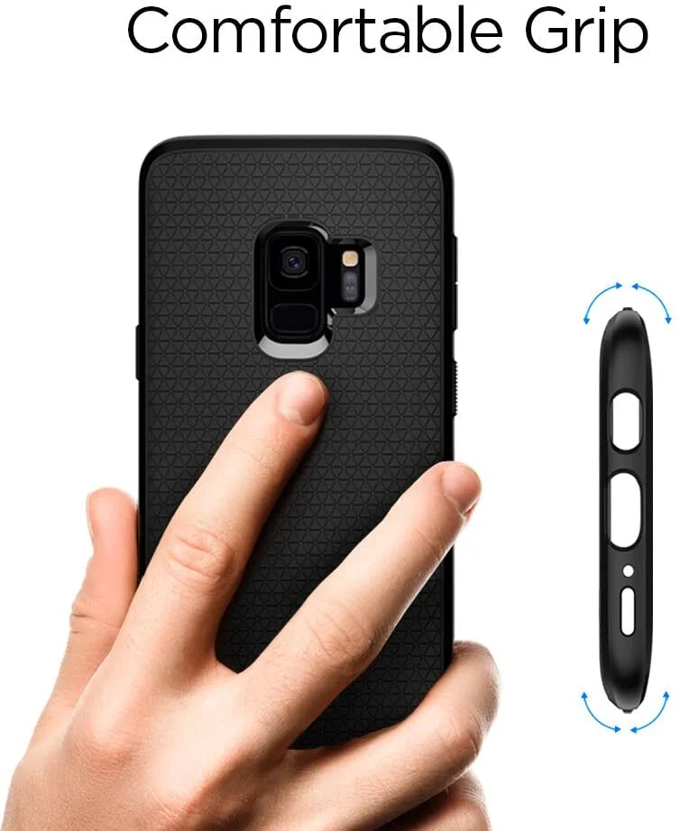 Spigen Liquid Air Armor Designed Samsung Galaxy S9 Case (2018) - Matte Black