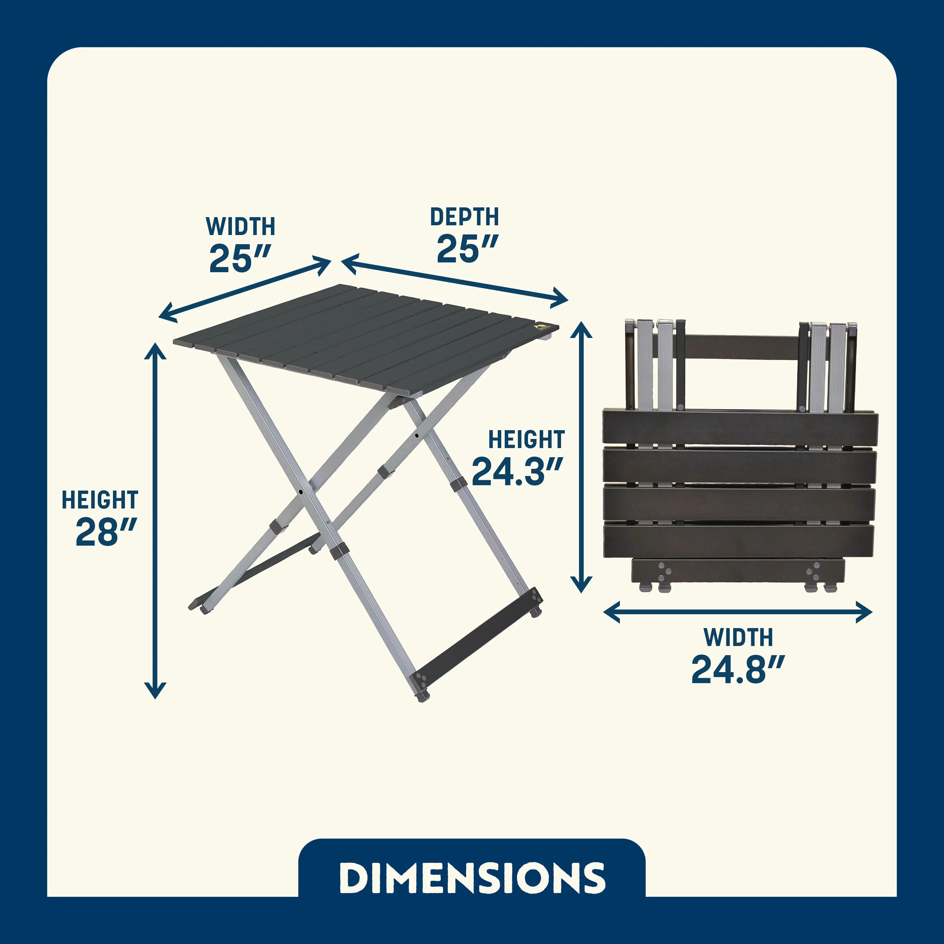 Compact Camp Table 25™ | Edition XL61