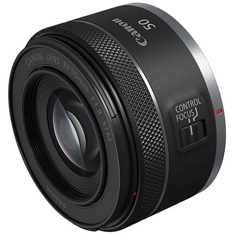 Canon RF 50mm f/1.8 STM Lens Canon Full Frame Mirrorless RF Mount Cameras [EOS R, EOS RP, EOS R5, EOS R6] + Deal-expo Cleaning Kit
