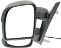 Mirror With 2014-2018 Ram ProMaster 1500 2500 Left Driver Side In-housing Signal Light Textured Black Kool-Vue