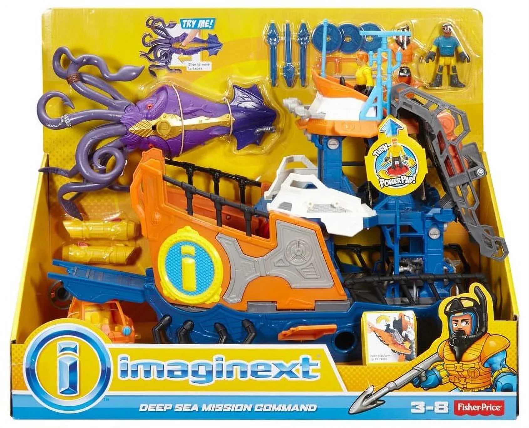 Imaginext Deep Sea Mission Command Vessel DFX93