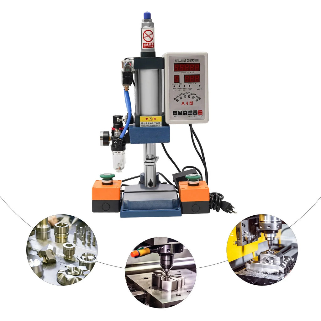 New 440lb Adjustable Pneumatic Punch Machine Press Equipment with Digital Controller, 4V210-8