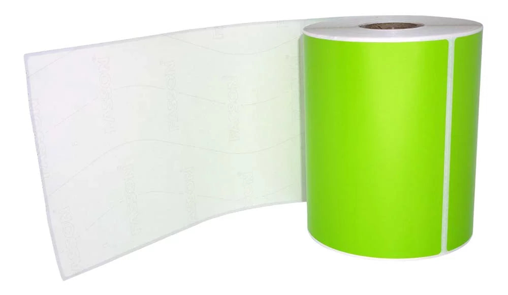 4 Rolls 4"x6" GREEN Color Direct Thermal Shipping Label with Zebra Eltron Printers