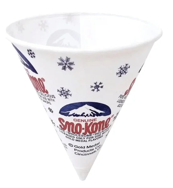 Gold Medal 1060 5000-Count Sno-Kone Snow Cone Cups - Quantity of 1