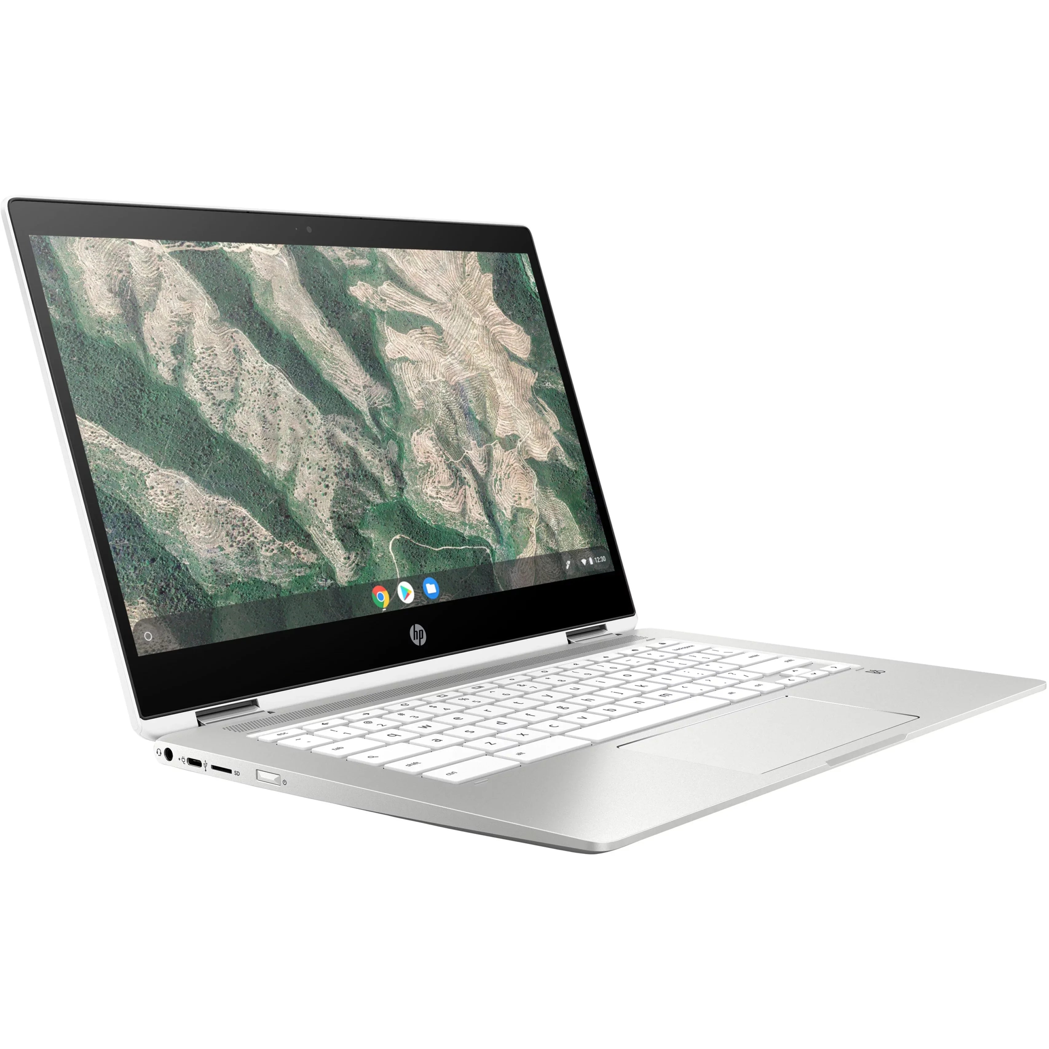 HP Chromebook x360 14b-ca0645cl 14" Touch 4GB 64GB X21.1GHz,Ceramic White (Used)