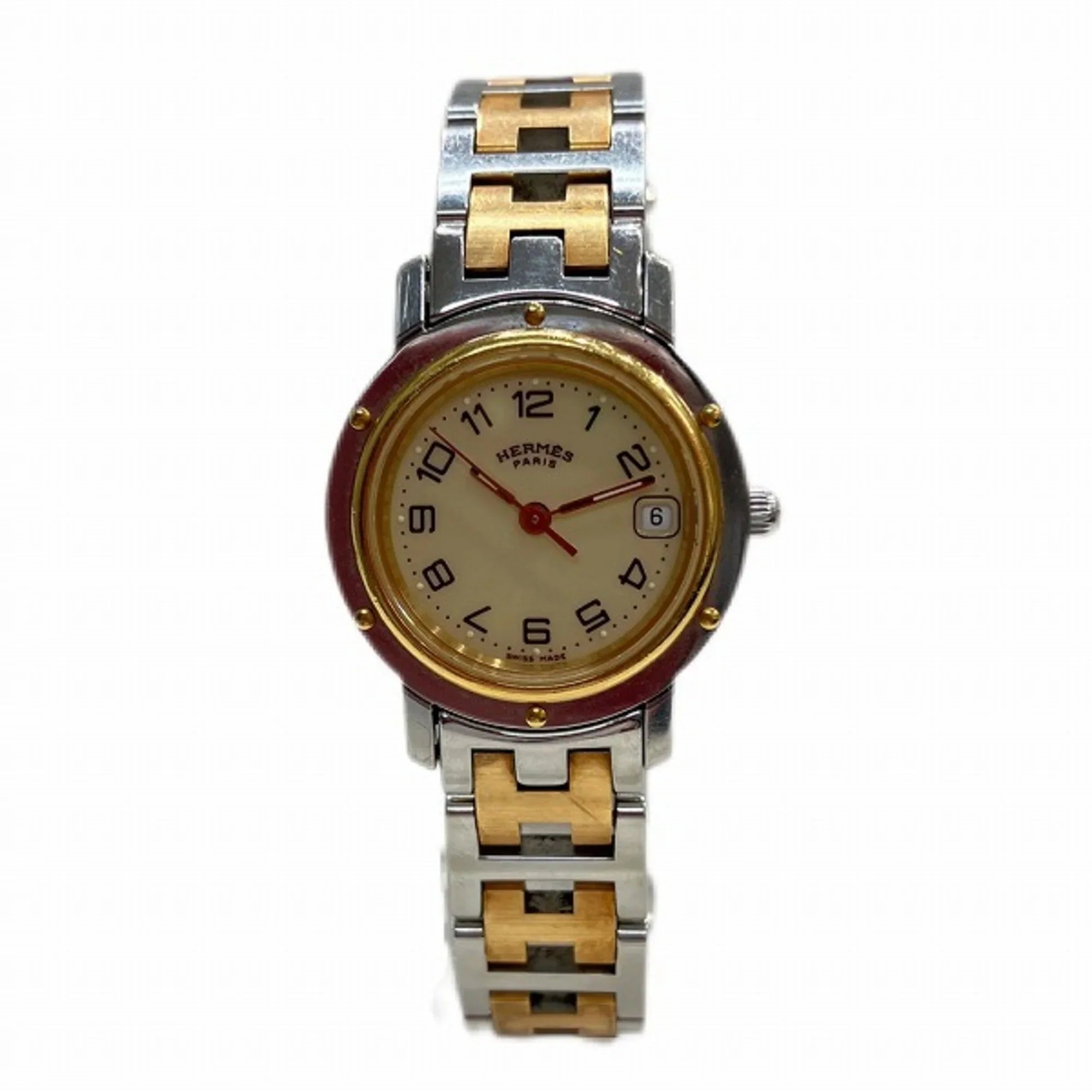 Pre-Owned Hermes Clipper CL4.220 Quartz Watch Ladies (Fair)