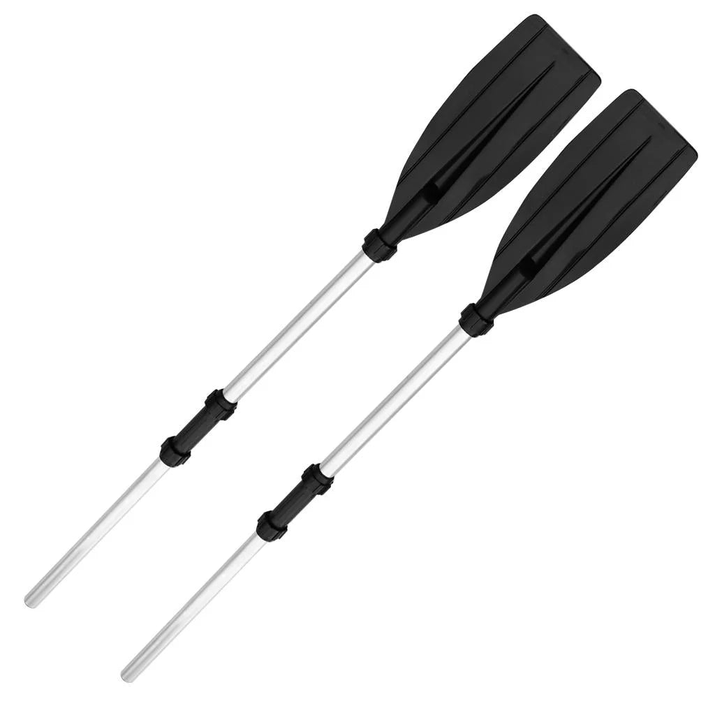 1 Pair 49.6 inches - Heavy Duty Aluminum Alloy Lightweight Craft Oars Inflatable Kayaks Canoe Raft Rubber Dinghy