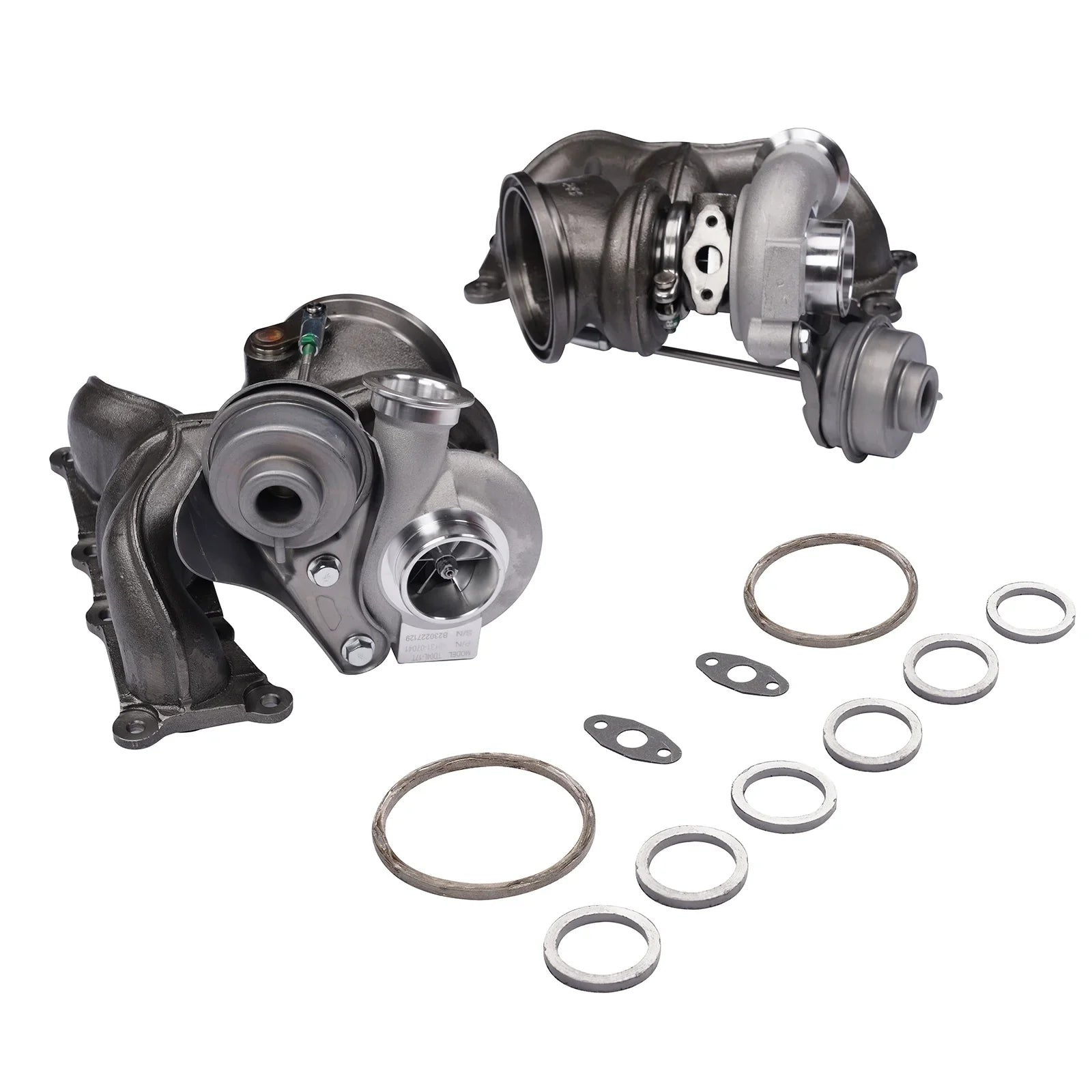 Pair Turbocharger Upgrade BMW N54 E90 E91 E92 E93 335i 335xi 3.0L 2007-2010 TD04L 17T 11654555419 11654555418 4913107041 4913107031