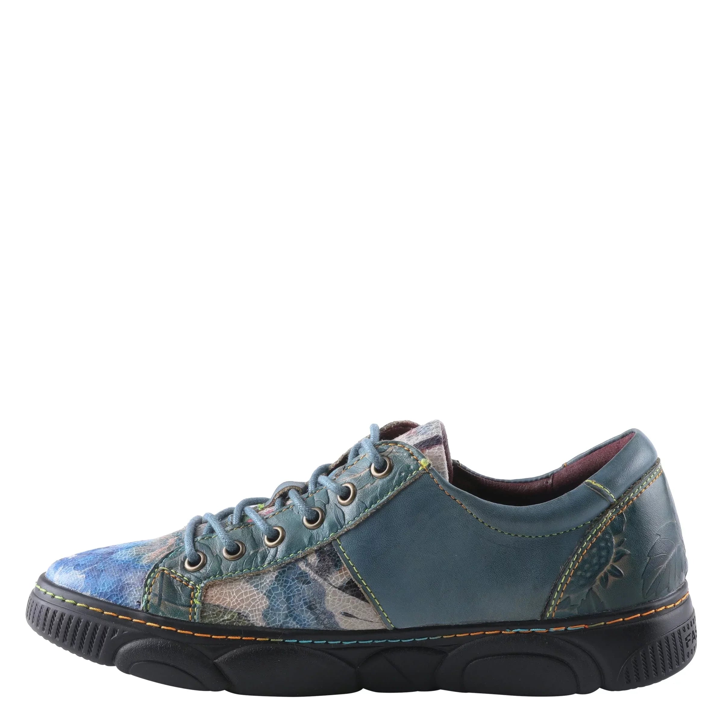 Spring Step L`Artiste Women's Danli-Bloom Sneaker Blue Multi EU 36 / US 5.5-6