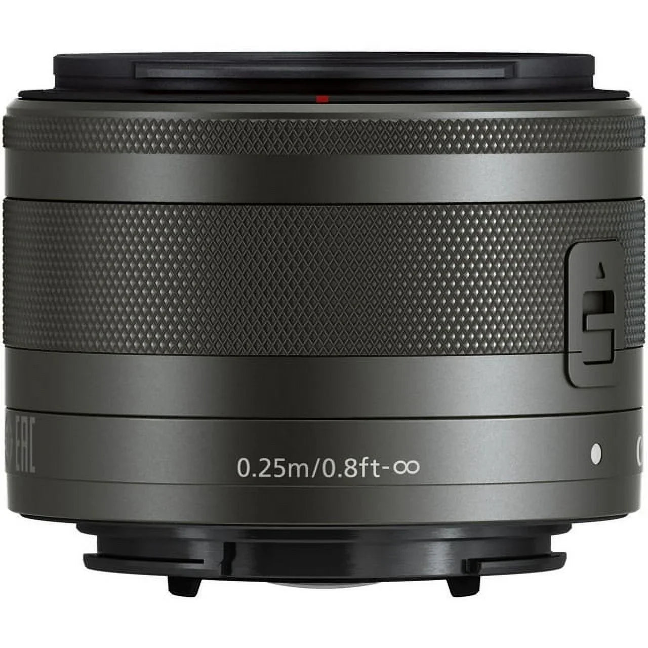 Canon EF-M 15-45mm f/3.5-6.3 IS STM Lens (Graphite) - PixiBytes Basic Bundle