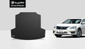 ToughPRO - Trunk Mat with Nissan Altima - All Heavy Duty (Made in USA) - Black Rubber - 2019