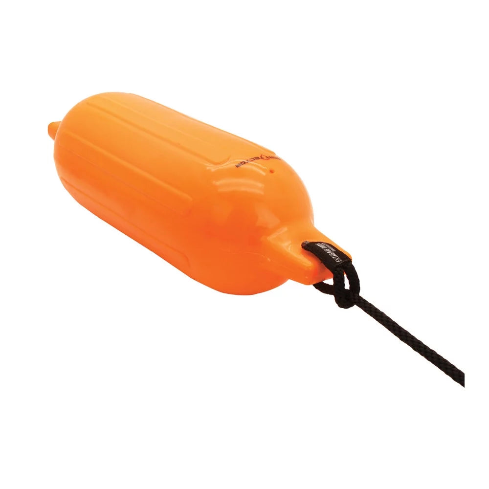 Extreme Max 3006.7581 Vessel Inflatable Fender Value 2-Pack - 4.5" x 16", Neon Orange