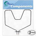 2-Pack Replacement General Electric RC777*W2 Bake Element - with General Electric WB44X5082 Oven Heating Element