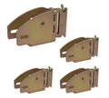 (4 Pack) E-Track Wood Beam Socket Shelf Brackets w/ Rotating Hinge - E Track Bracket 2x4 & 2x6 Wood Beams Fitting in Truck, Enclosed Trailer, Cargo, Van - E-Track Accessories & Rail System