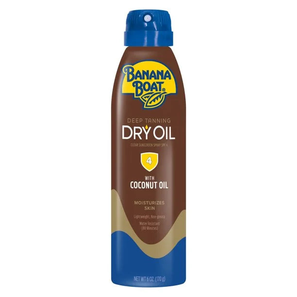 Banana Watercraft UltraMist Deep Tanning Dry Oil - SPF 4 - 6oz (Pack of 5)
