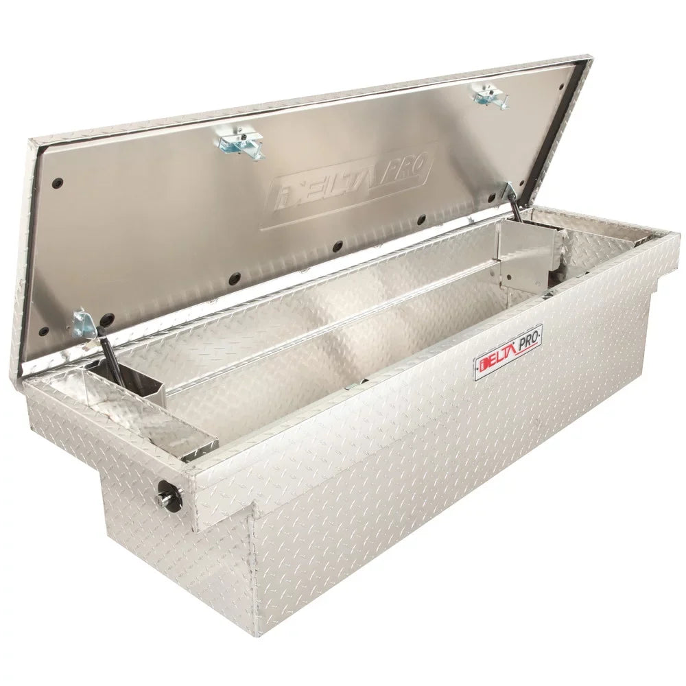 JOBOX PAC1582000 Aluminum Single Lid Deep Full-size Crossover Truck Box (Bright)