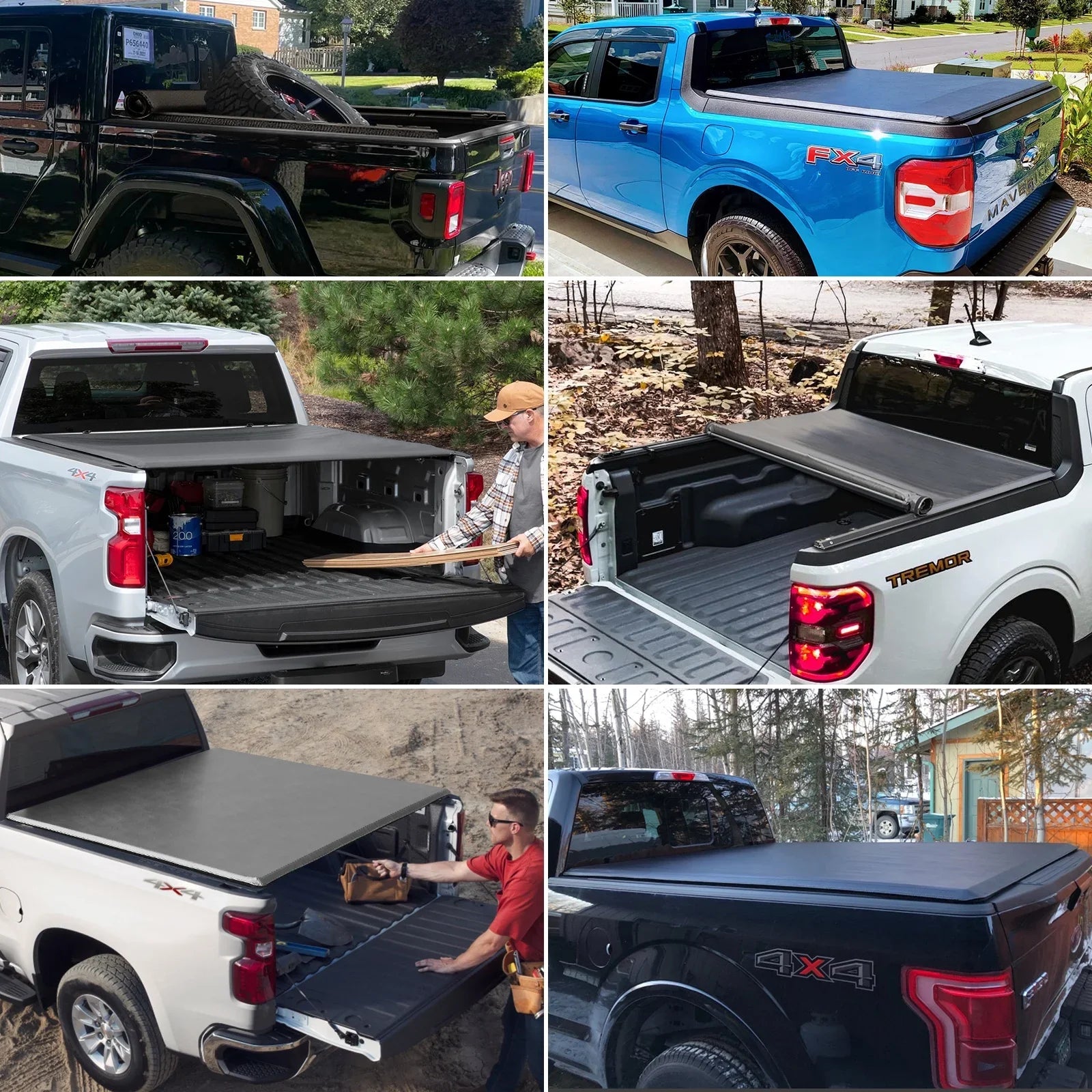 Kikito Vinyl Soft Roll-Up Tonneau Coating Truck Bed 2022-2024 Tundra 6.7FT (78.7") Bed w/o Trail Edition ( Models Without The Deck Rail System)