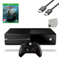 Microsoft Xbox One Original 500GB Gaming Console Black HDMI Cable With God Of War Game BOLT AXTION Bundle Used